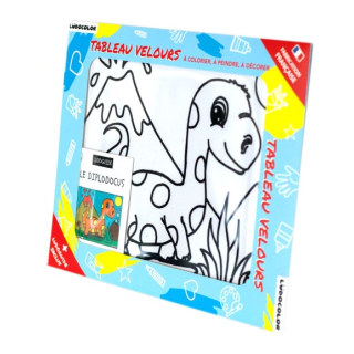 Ludocolor : Tableau velours - Diplodocus