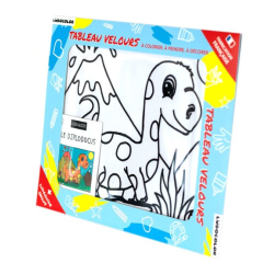 Ludocolor : Tableau velours - Diplodocus