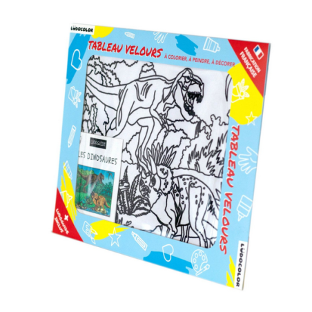 Ludocolor : Tableau velours - Les Dinosures