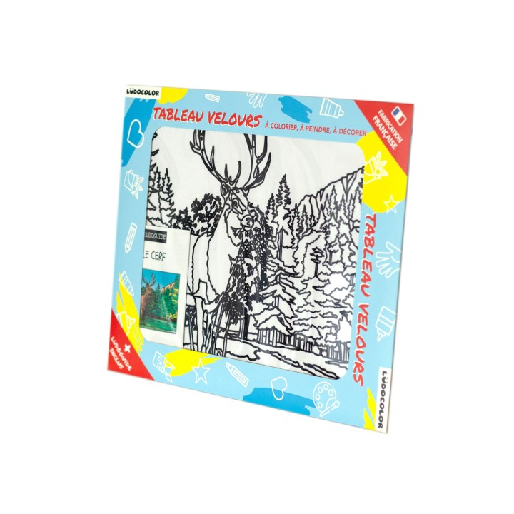 Ludocolor : Tableau velours - Le Cerf