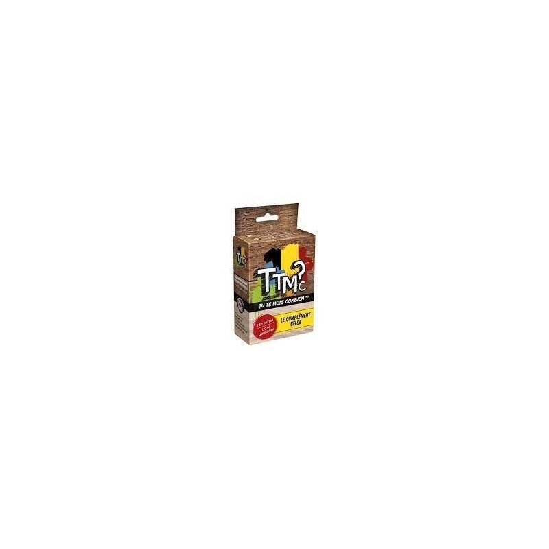 Jeux de société - TTMC - Tu Te Mets Combien ? Extension Le Complément Belge Jeux de société - TTMC - Tu Te Mets Combien ? Extension Le Complément Belge