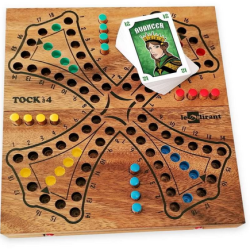 Jeux de société - Tock 4 Joueurs Pliable : "Le Délirant"