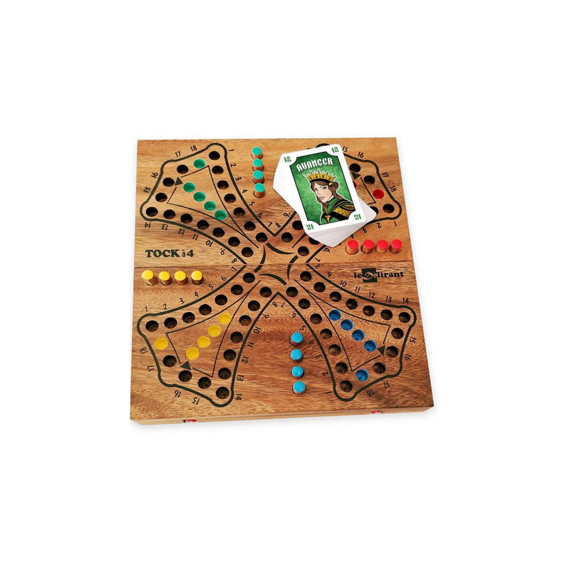 Jeux de société - Tock 4 Joueurs Pliable : "Le Délirant" Jeux de société - Tock 4 Joueurs Pliable : "Le Délirant"