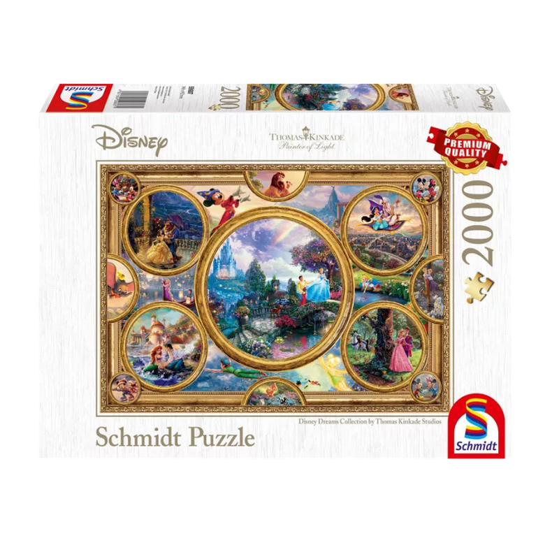 Puzzle Schmidt : Disney - Dreams Collection - 2000 Pièces Puzzle Schmidt : Disney - Dreams Collection - 2000 Pièces