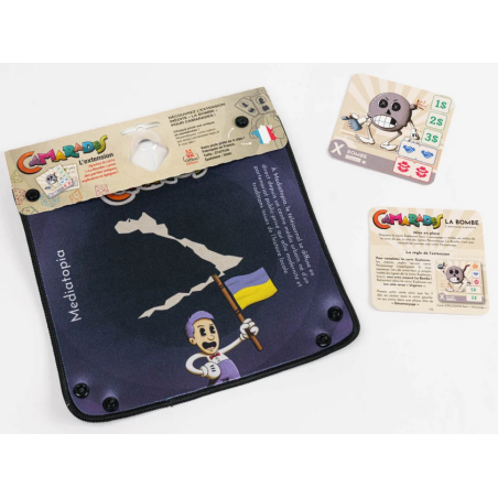 Jeux de société - Camarades : Piste de dés "Quartzila" et Extension La Bombe