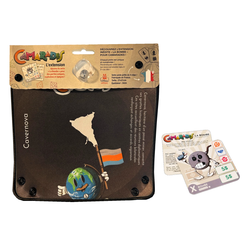 Jeux de société - Camarades : Piste de dés "Cavernova" et Extension La Bombe Jeux de société - Camarades : Piste de dés "Cavernova" et Extension La Bombe