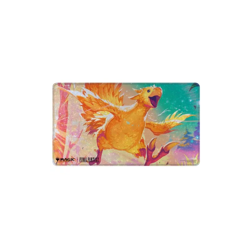 MTG - Tapis de jeu illustré Holofoil - Ultra Pro Magic the Gathering : Final Fantasy : Traveling Yellow Chocobo MTG - Tapis de jeu illustré Holofoil - Ultra Pro Magic the Gathering : Final Fantasy : Traveling Yellow Chocobo