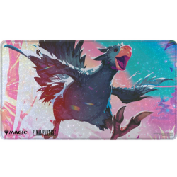 MTG - Tapis de jeu illustré Holofoil - Ultra Pro Magic the Gathering : Final Fantasy : Traveling Black Chocobo