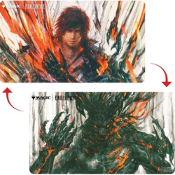 MTG - Tapis de jeu Illustré Magic The Gathering - Final Fantasy - Double Sided Playmat : Clive / Ifrit