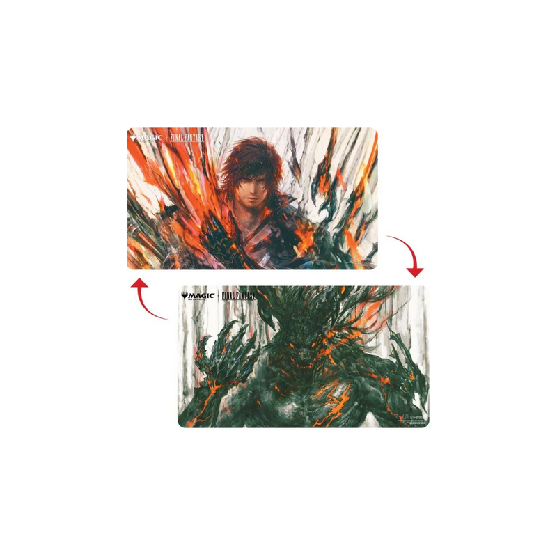 MTG - Tapis de jeu Illustré Magic The Gathering - Final Fantasy - Double Sided Playmat : Clive / Ifrit