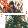 MTG - Tapis de jeu Illustré Magic The Gathering - Final Fantasy - Double Sided Playmat : Clive / Ifrit
