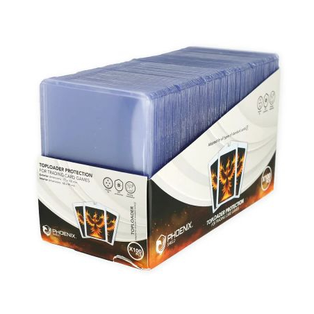 Phoenix Shield - Lot de 100 Top Loaders