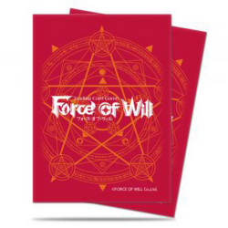 Protège-cartes - 65 Sleeves Standard - Ultra Pro - Force Of Will : Red