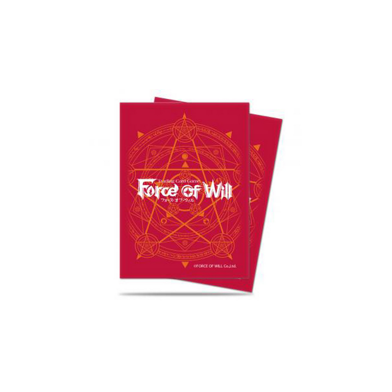 Protège-cartes - 65 Sleeves Standard - Ultra Pro - Force Of Will : Red Protège-cartes - 65 Sleeves Standard - Ultra Pro - Force Of Will : Red