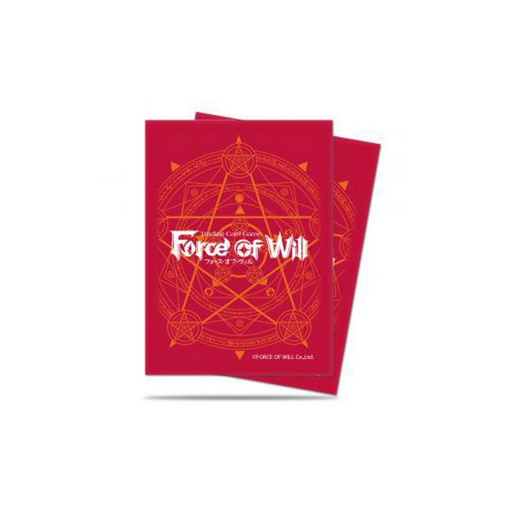 Protège-cartes - 65 Sleeves Standard - Ultra Pro - Force Of Will : Red