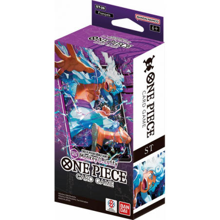 One Piece : Deck de démarrage : Violet - Monkey.D.Luffy ST26 - Français