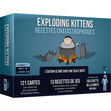 Jeux de société - Exploding Kittens : Recettes Chatastrophiques