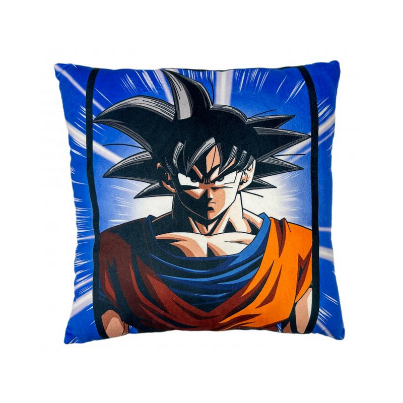 Dragon Ball Z - Coussin double face brodé Goku et Vegeta (40x40cm)