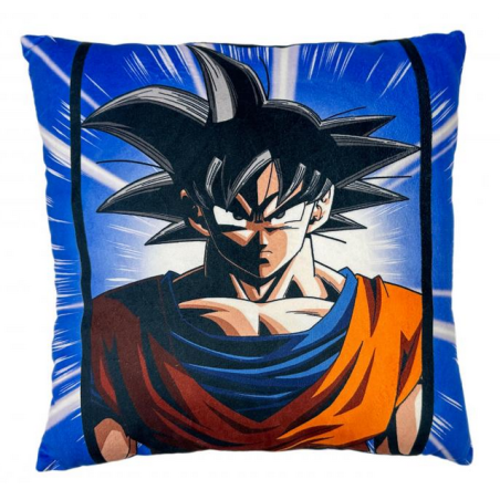 Dragon Ball Z - Coussin double face brodé Goku et Vegeta (40x40cm)
