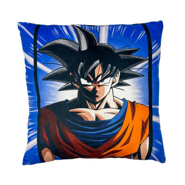 Dragon Ball Z - Coussin double face brodé Goku et Vegeta (40x40cm)