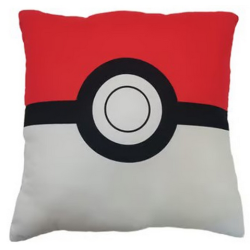 Pokémon - Coussin double face brodé Pokéball et Starter (40x40cm)