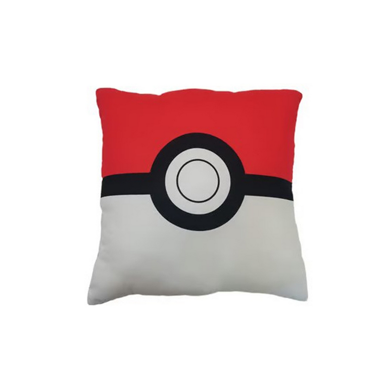Pokémon - Coussin double face brodé Pokéball et Starter (40x40cm)