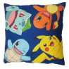 Pokémon - Coussin double face brodé Pokéball et Starter (40x40cm)