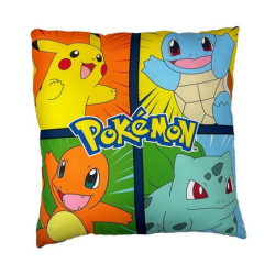 Pokémon - Coussin double face Pikachu et ses amis (40x40cm)