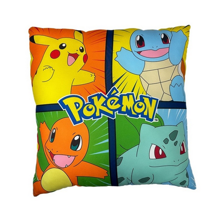 Pokémon - Coussin double face Pikachu et ses amis (40x40cm)