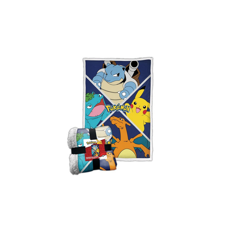 Pokémon - Plaid sherpa Évolutions Pokémon Let's Go