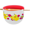 Pokémon - Bol à Ramen avec Baguette, 450 ml - Pikachu