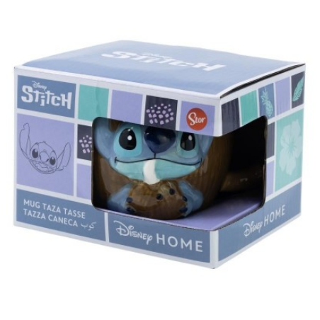 Disney - Tasse 3D en céramique Stitch Noix de Coco - 414ml