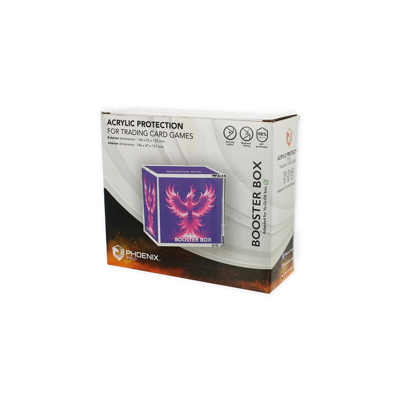 Booster Box - Phoenix Shield - Protection en acrylique pour display Yu-Gi-Oh!