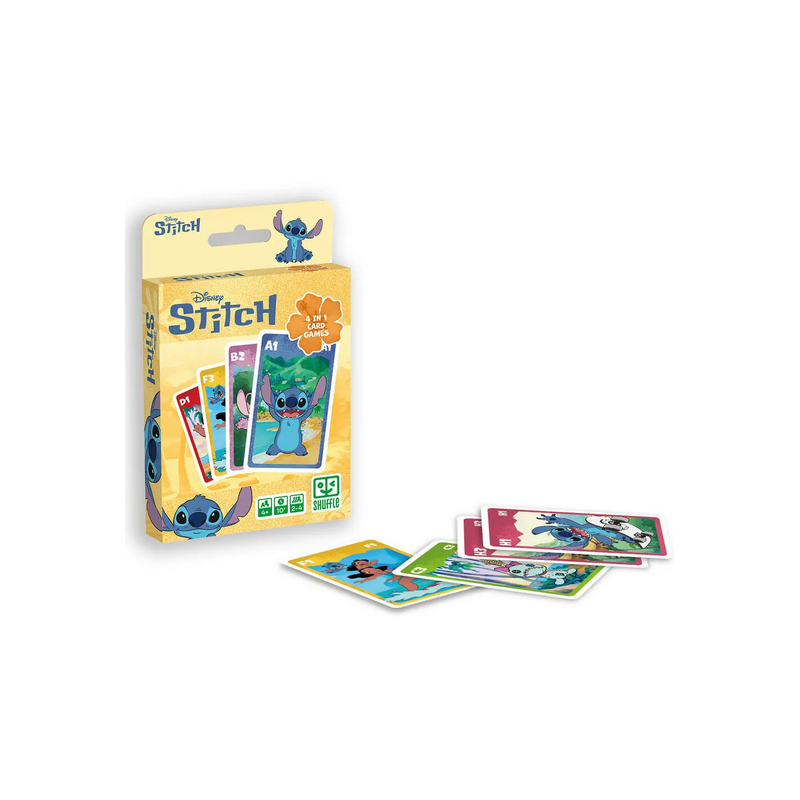 Jeux de société - Jeu de Familles 4 en 1 : Stitch Jeux de société - Jeu de Familles 4 en 1 : Stitch