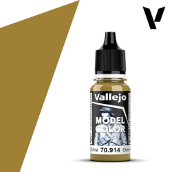 Peinture Vallejo Model Color : Ocre vert - Green Ochre