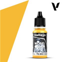 Peinture Vallejo Model Color : Jaune Mat - Flat Yellow