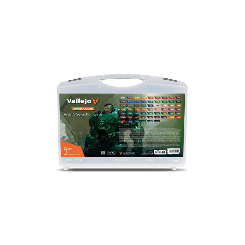 Peinture Vallejo - Mallette 60 teintes - Xpress Color : Peinture Vallejo - Mallette 60 teintes - Xpress Color :