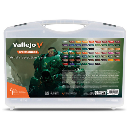 Peinture Vallejo - Mallette 60 teintes - Xpress Color :