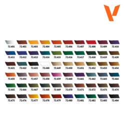 Peinture Vallejo - Mallette 60 teintes - Xpress Color :