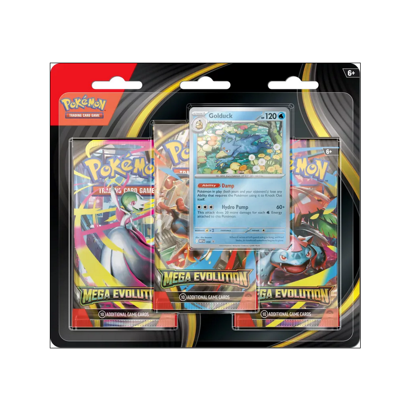 PROCHAINEMENT : Pokémon - Tripack Méga-Évolution : Akwakwak PROCHAINEMENT : Pokémon - Tripack Méga-Évolution : Akwakwak
