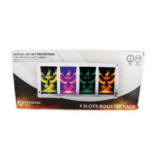 Phoenix Shield - Cadre - Protection Acrylique Booster : 4 boosters
