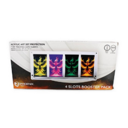 Phoenix Shield - Cadre - Protection Acrylique Booster : 4 boosters