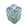 Dés - Chessex - Set de 12 Dés - À 6 Faces Couleur - Borealis : Icicle Bleu Clair