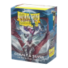 Dragon Shield - 100 Standard Sleeves - Matte : Cobalt & Silver