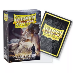 Dragon Shield - 100 Standard Sleeves - Matte Outer Sleeve : Transparent
