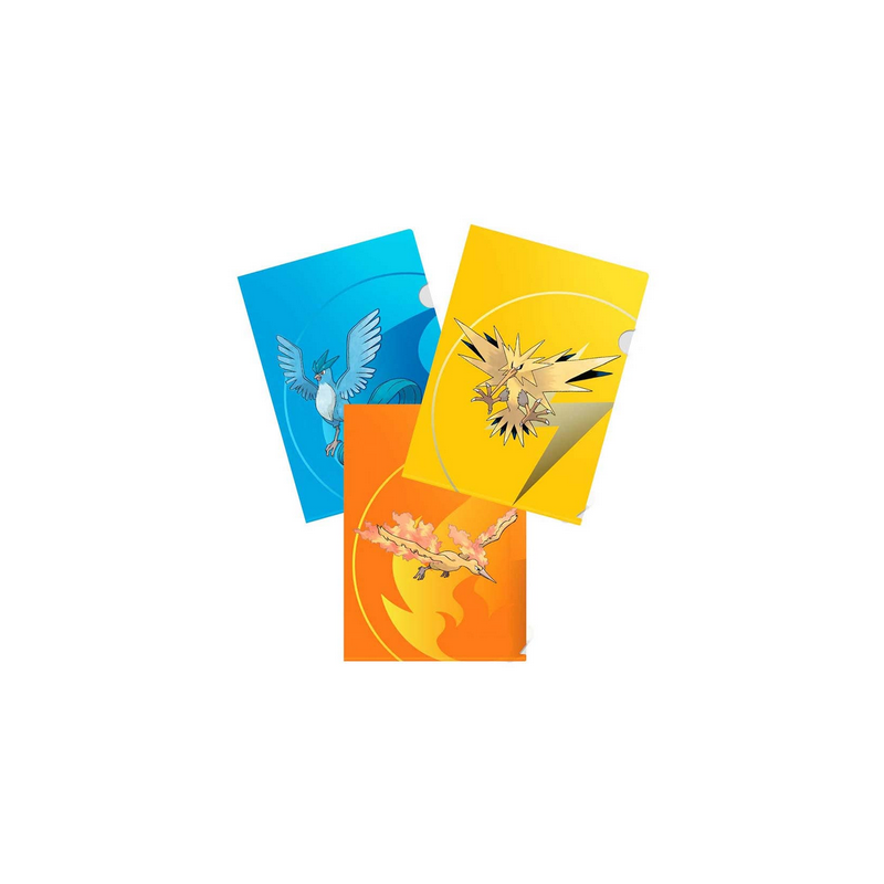 Ultra Pro - Pack de 3 folios de tournoi - Pokémon : Electhor, Sulfura et Artikodin Ultra Pro - Pack de 3 folios de tournoi - Pokémon : Electhor, Sulfura et Artikodin