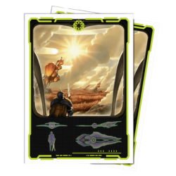 MTG - UltraPro Apex Sleeves - Edge of Eternities : Adagia, Windswept Bastion (105)