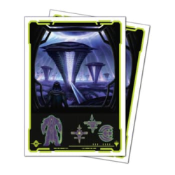 MTG - UltraPro Apex Sleeves - Edge of Eternities : Black Mythic