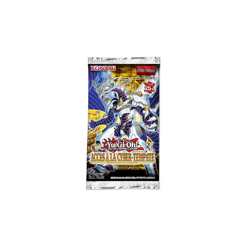 YGO - Booster Yu-Gi-Oh! Accès à la Cyber-Tempête YGO - Booster Yu-Gi-Oh! Accès à la Cyber-Tempête