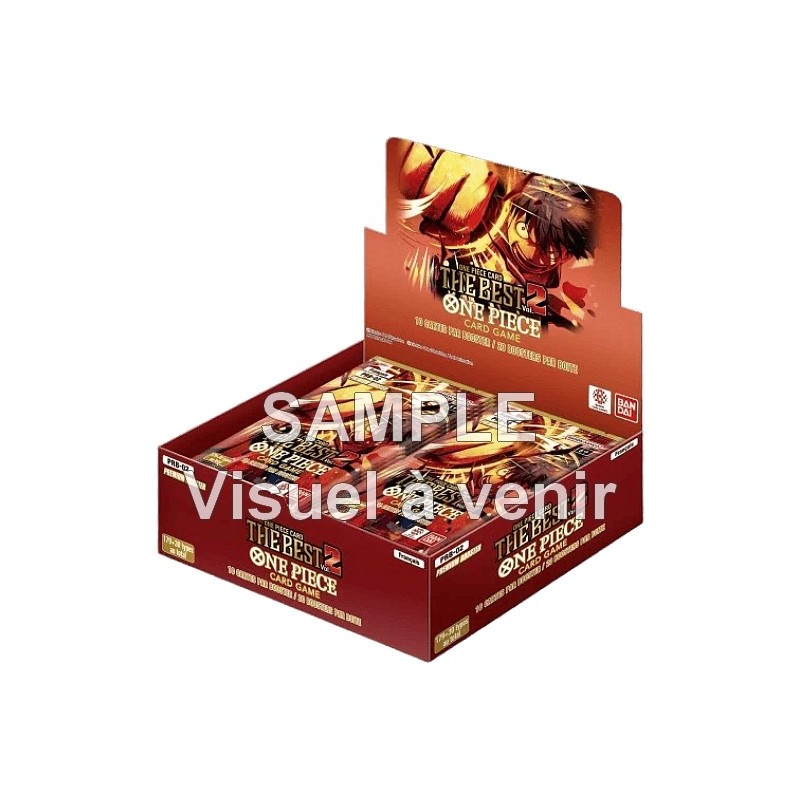 PROCHAINEMENT : One Piece TCG - Premium Booster : THE BEST Vol2 PRB 02 - Boîte complète PROCHAINEMENT : One Piece TCG - Premium Booster : THE BEST Vol2 PRB 02 - Boîte complète